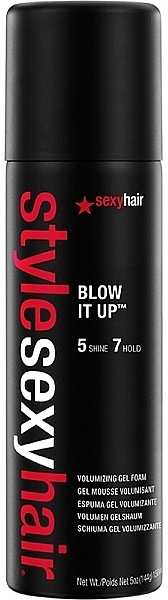 Volume Hair Gel - SexyHair StyleSexyHair Blow It Up Volumizing Gel Foam — photo N1