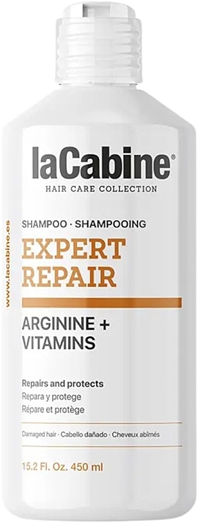 Repairing Shampoo Arginine & Vitamins - La Cabine Expert Repair Shampoo Arginine + Vitamins — photo N1
