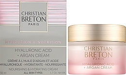 Face Cream - Christian Breton Hyaluronic Acid+Argan Cream — photo N2