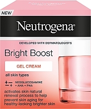 Brightening Facial Cream Gel - Neutrogena Bright Boost Gel Cream — photo N2
