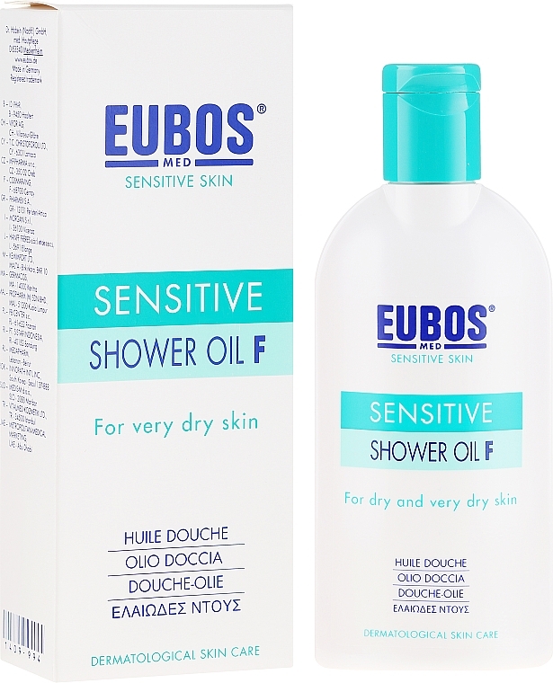 Shower Oil - Eubos Med Sensitive Skin Shower Oil For Dry & Very Dry Skin — photo N1