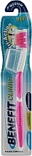 Triple Action Toothbrush, pink - Mil Mil Benefit — photo N1