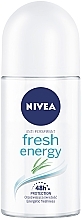 Fragrances, Perfumes, Cosmetics Roll-on Deodorant Antiperspirant "Energy Fresh" - NIVEA Energy Fresh Deodorant Roll-On