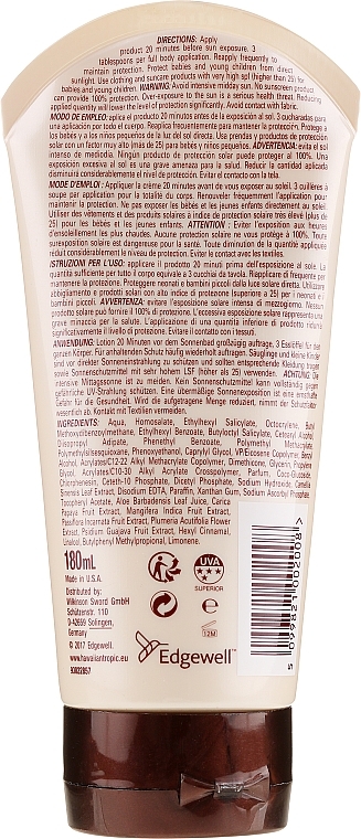 Sun Lotion for Body - Hawaiian Tropic Duo Defence Sun Lotion SPF30 — photo N4