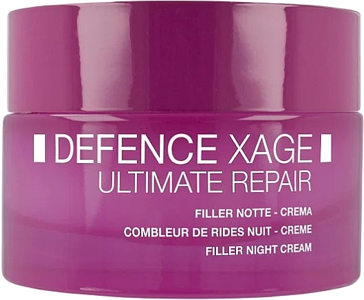 Facial Night Filler Cream - BioNike Defense Xage Ultimate Repair Night Filler Cream — photo N1