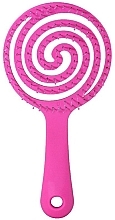 Hair Brush, pink, round - Inter-Vion Hair Brush Lollipop — photo N2