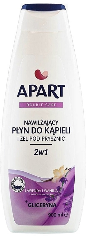 Lavender & Vanilla Shower & Bath Gel - Apart Double Care Lavender And Vanilla — photo N1