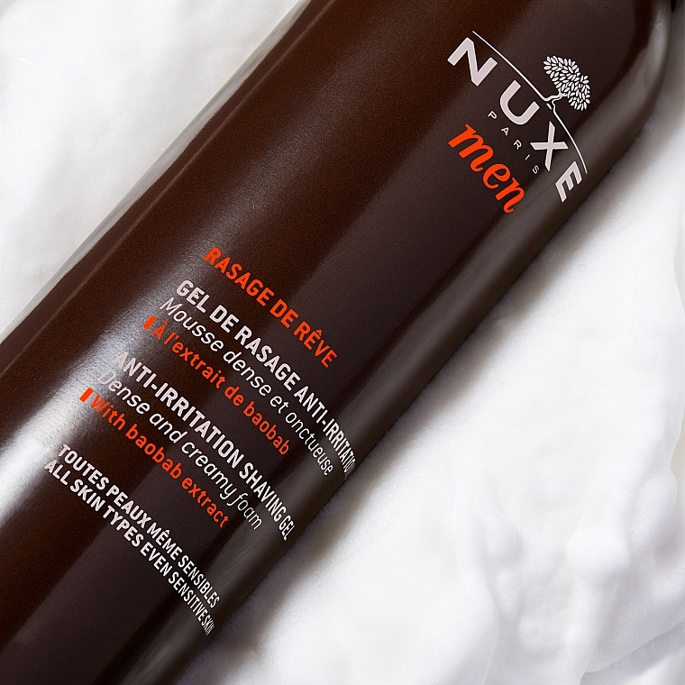 Shaving Gel - Nuxe Men Anti-Irritation Shaving Gel — photo N4