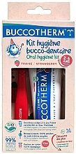 Fragrances, Perfumes, Cosmetics Eco Oral Hygiene Set 'My First', strawberry, 2-6 years - Buccotherm (organicoral/gel/50 ml + toothbrush/1 pc + pouch/1 pc)