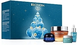 Fragrances, Perfumes, Cosmetics キット - Biotherm Blue Therapy Amber Algae (cr/50ml + eye/cr/5ml + elixir/7ml + cr/15ml)