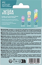 Waterproof Plasters, Pack of 20 - Wild Stripes Plasters Waterproof Secure Rainbow — photo N2