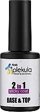 Base & Top Coat - Nails Molekula Base & Top Coat 2 In 1 — photo N1