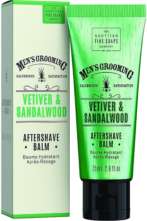 After Shave Balm "Vetiver & Sandalwood" - Scottish Fine Soaps Vetiver Sandalwood Aftershave Balm — photo N1