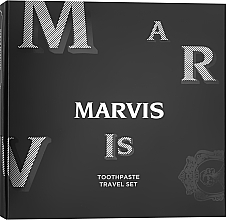 Fragrances, Perfumes, Cosmetics Toothpaste Travel Set - Marvis (toothpast/25ml + mouthwash/30ml + toothbrush/1pcs)