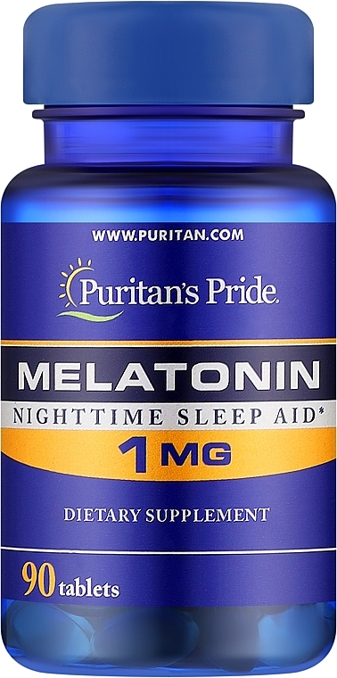 Melatonin Dietary Supplement, 1 mg - Puritan's Pride Melatonin — photo N1