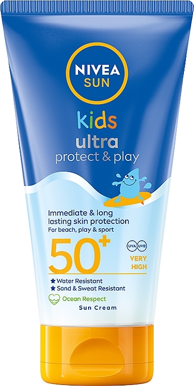 Sunscreen Water-resistant Cream for Kids - Nivea Sun Kids Ultra Protect & Play Sun Cream SPF50+ — photo N1