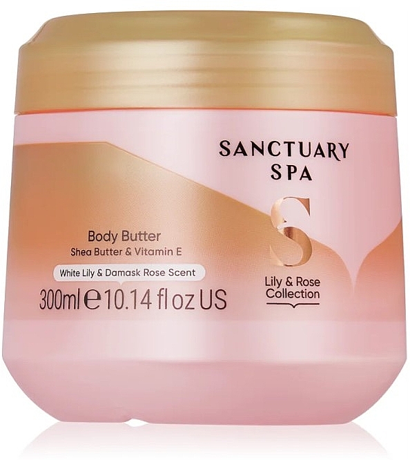 Deep Hydrating Body Butter - Sanctuary Spa Lily & Rose — photo N1