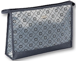 Fragrances, Perfumes, Cosmetics Makeup Bag "Geometric" 93715, grey - Top Choice