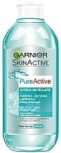 Micellar Water - Garnier Skin Active Pure Active Micellar Cleansing Water — photo N1