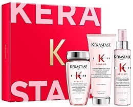 Fragrances, Perfumes, Cosmetics Set - Kerastase Genesis Light Gift Set (shm/250ml + fondant/200ml + fluid/150ml)