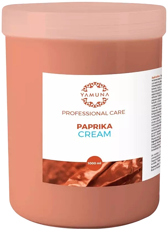 Massage Cream "Paprika" - Yamuna Professional Care Paprika Cream — photo N4