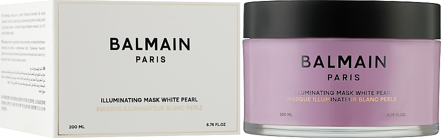 Illuminating Blonde Mask - Balmain Paris Illuminating Mask White Pearl — photo N2