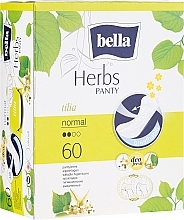 Fragrances, Perfumes, Cosmetics Sanitary Pads Panty Herbs Tilia, 60 pcs - Bella