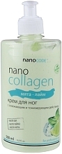 Mint & Lime Foot Cream - NanoCode NanoCollagen — photo N2