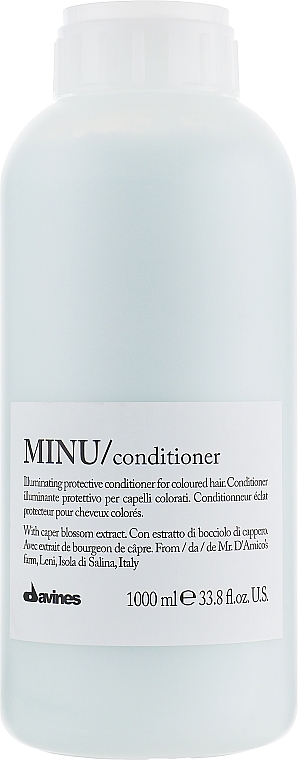 Shine & Color Preserving Hair Conditioner - Davines Minu Conditioner — photo N5