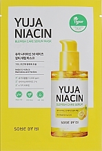 Fragrances, Perfumes, Cosmetics Brightening Facial Sheet Mask - Some By Mi Yuja Niacin Blamish Care Serum Mask