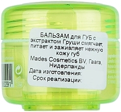 Lip Balm 'East Pear' - Mades Cosmetics Body Resort Oriental Pear Lip Balm — photo N2