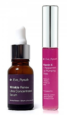 Set - Dr. Eve_Ryouth Youth Smooth Restore Skin & Lips Set (serum/15ml + lip/gloss/8ml) — photo N2