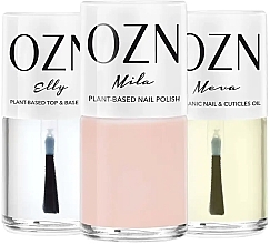 Fragrances, Perfumes, Cosmetics Set - OZN Basic Set 2 (top/base/12ml + nail/oil/12ml + nail/polish/12ml)