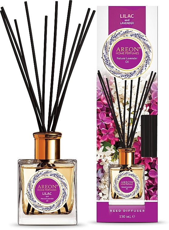 Lilac & Lavender Fragrance Diffuser - Areon Home Perfume Lilac & Lavender Oil — photo N1