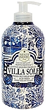 Liquid Soap with Blue Freesia Scent - Nesti Dante Villa Sole Vegetal Liquid Soap — photo N1