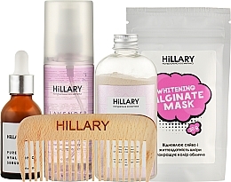 Fragrances, Perfumes, Cosmetics Face Care Set - Hillary Gentle Care & Moisturizing Face (ser/30ml + ubtan/50g + mask/30g + mist/120ml + mirror)