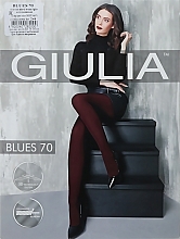 Fragrances, Perfumes, Cosmetics Tights "Blues 3D" 70 Den, deep navy - Giulia