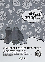 Fragrances, Perfumes, Cosmetics Charcoal Sheet Mask - Esfolio Pure Skin Essence Charcoal Mask Sheet