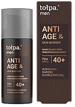 Anti-Wrinkle Moisturizer 40+ - Tolpa Men Anti Age&Skin Barrier — photo N1