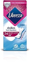 Daily Liners, 24 pcs - Libresse Daily Fresh Extra Long — photo N3