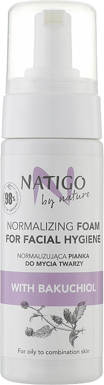 Moisturizing and Soothing Face Wash with Bakuchiol - Natigo by Nature — photo N1