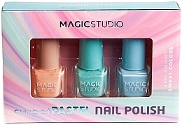 Fragrances, Perfumes, Cosmetics Nail Polish Set - Magic Studio Sweet Pastel 3 Nail Polish Set (nail/polish/3x6ml)