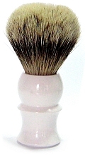 Fragrances, Perfumes, Cosmetics Badger Bristles Shaving Brush, white, plastic - Golddachs