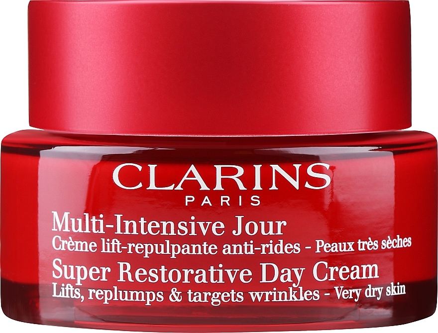 Face Cream for Extra Dry Skin 50+ - Clarins Multi-Intensive Jour Super Restorative Day Cream — photo N1