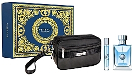 Fragrances, Perfumes, Cosmetics Versace Pour Homme - Set (edt/100ml + edt/mini/10ml + pouch)