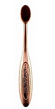 Face Contouring Oval Brush - Makeup Revolution Precision Brush Oval Shape — photo N1