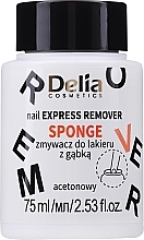 Sponge Nail Polish Remover - Delia Sponge Nail Polish Remover Acetone — photo N2