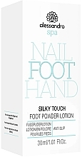 Cooling Foot Lotion - Alessandro International Spa Silky Touch Foot Powder Lotion — photo N3