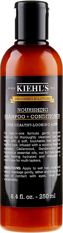 Shampoo-Conditioner - Kiehl`s Grooming Solutions Nourishing Shampoo + Conditioner — photo N3