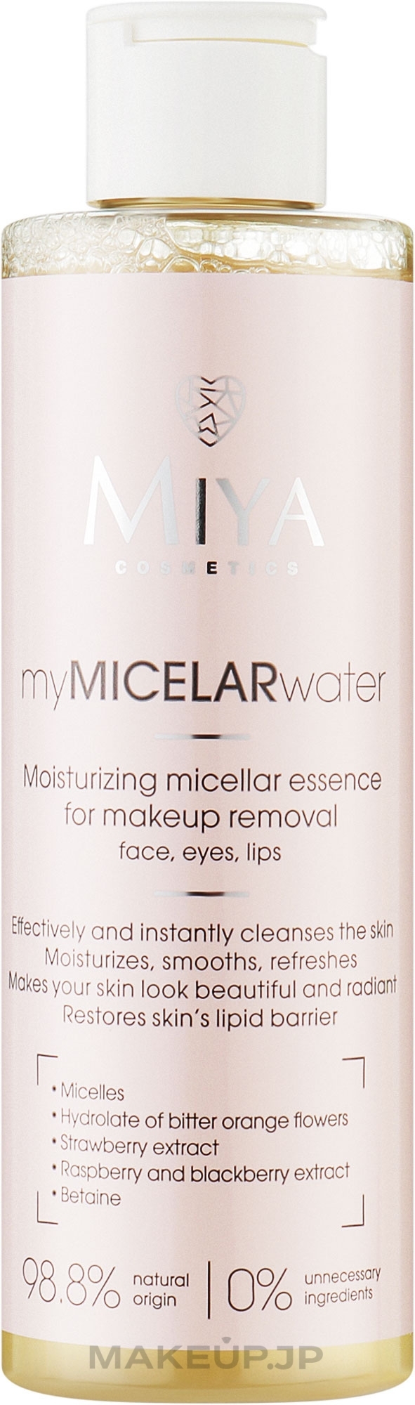 Moisturising Micellar Essence for Makeup Removal - Miya Cosmetics My Micelar Water — photo 200 ml